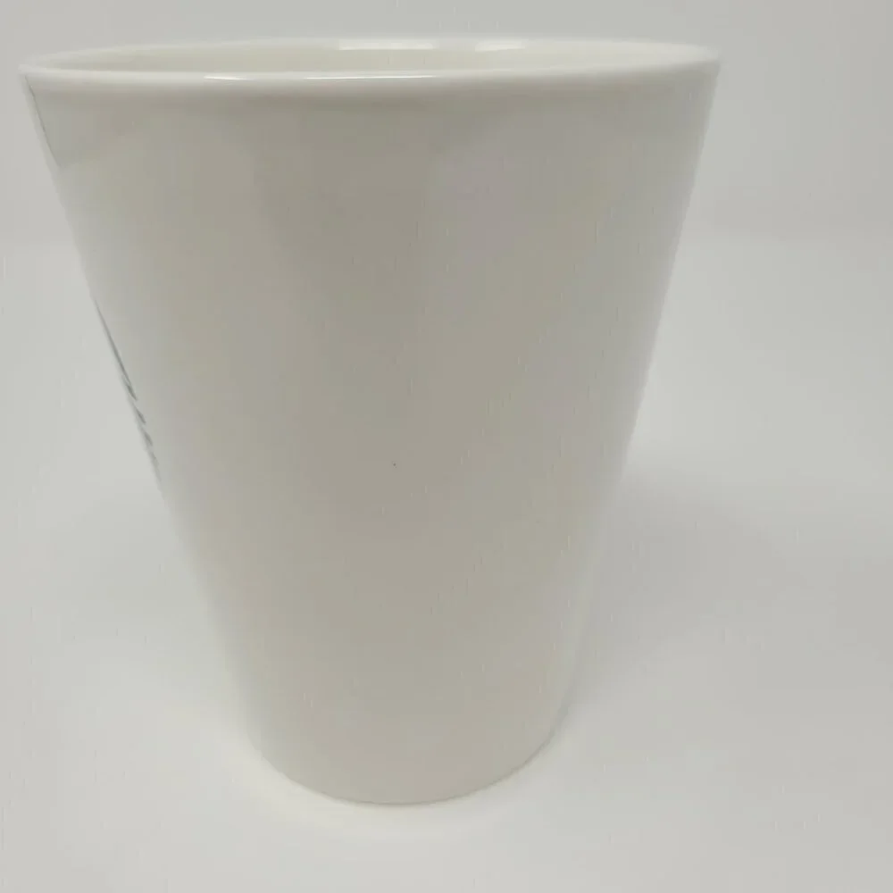 Starbucks 2016 White Coffee Mug with Iconic Green Mermaid Siren Logo